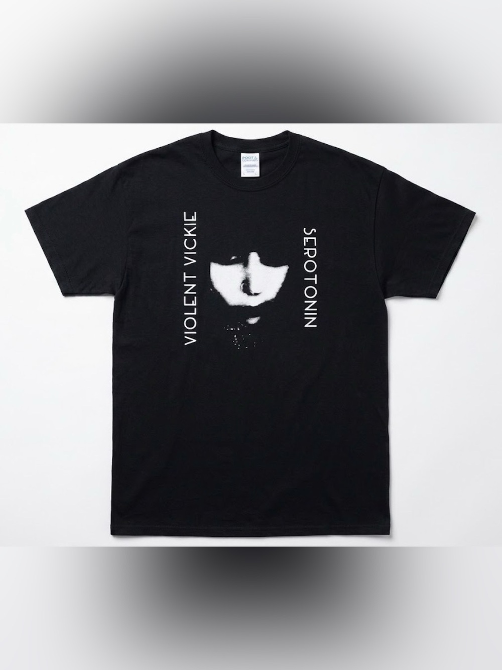 Violent Vickie Serotonin Synthpop Goth Industrial Band T Shirt Large Black